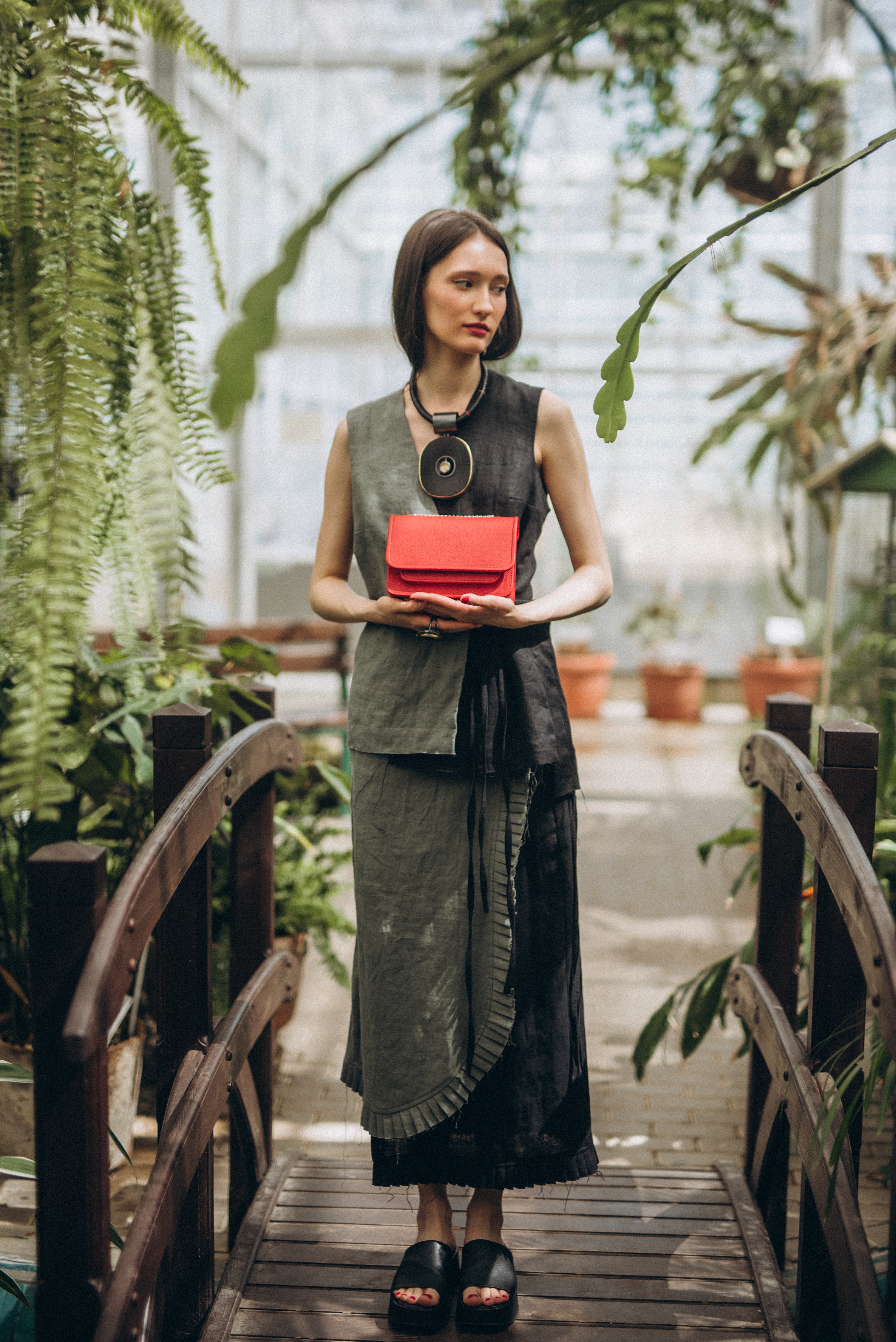 Mini Bag Red with Chain