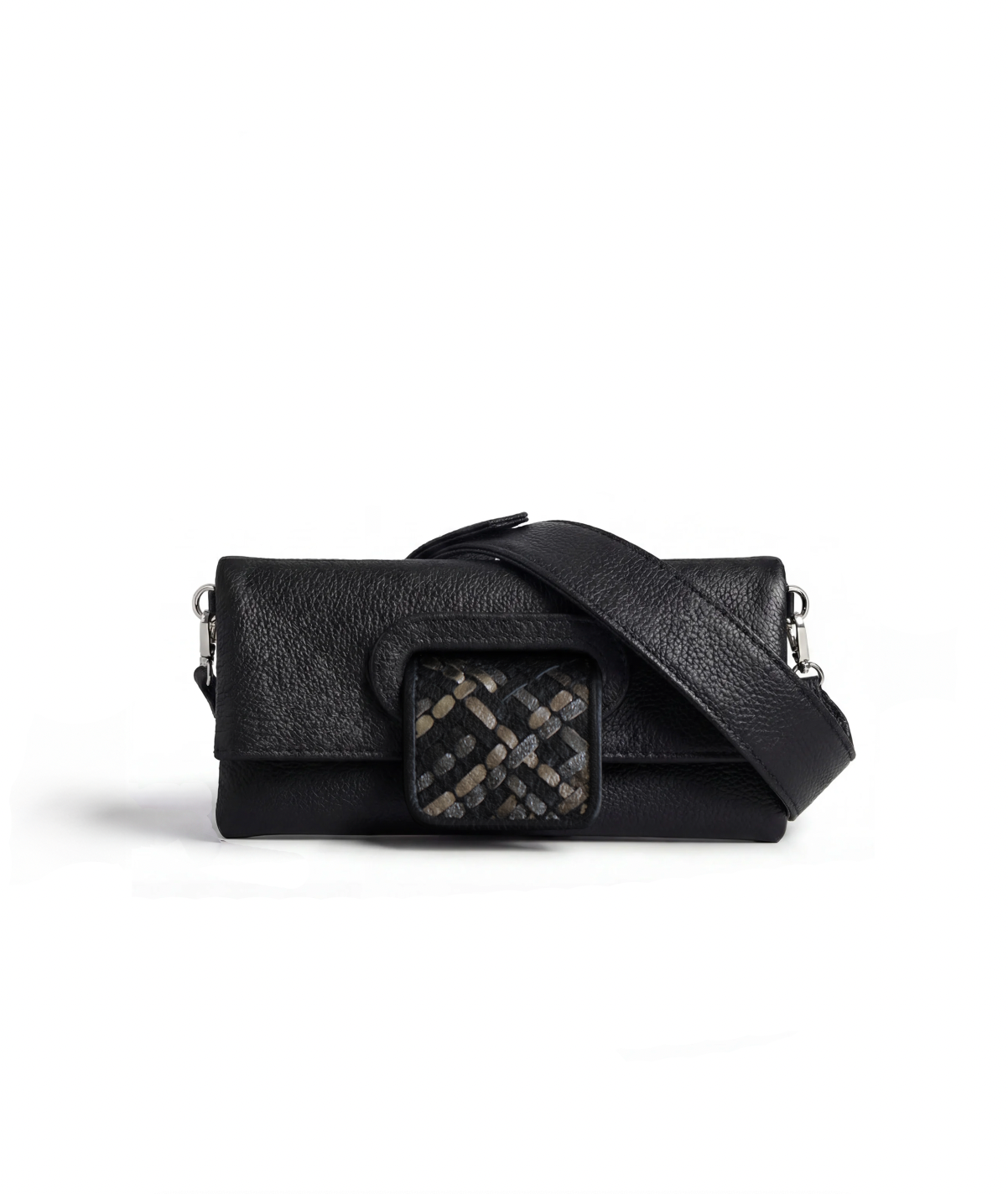 Phone Case with Handwoven Accent