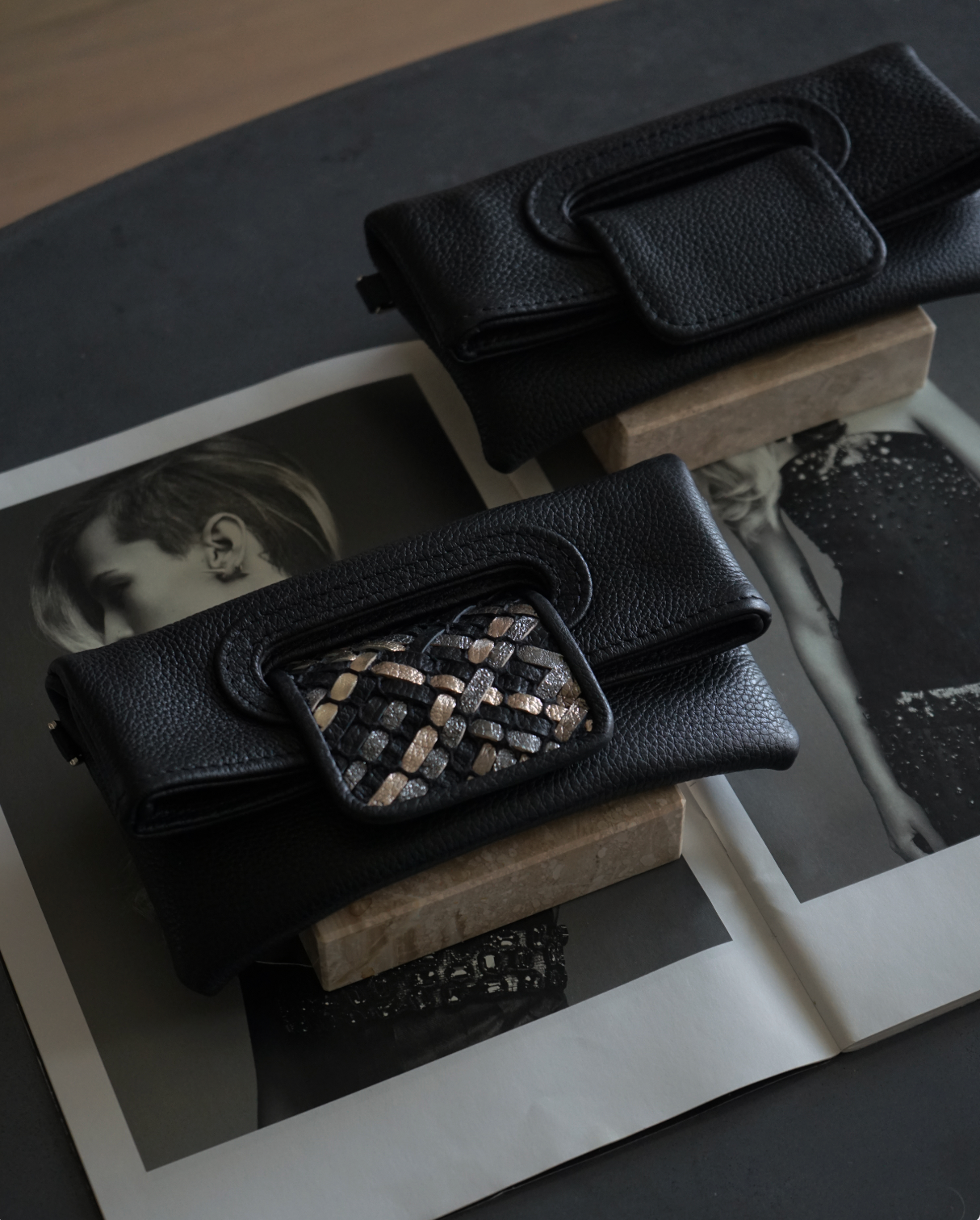 Phone Case with Handwoven Accent