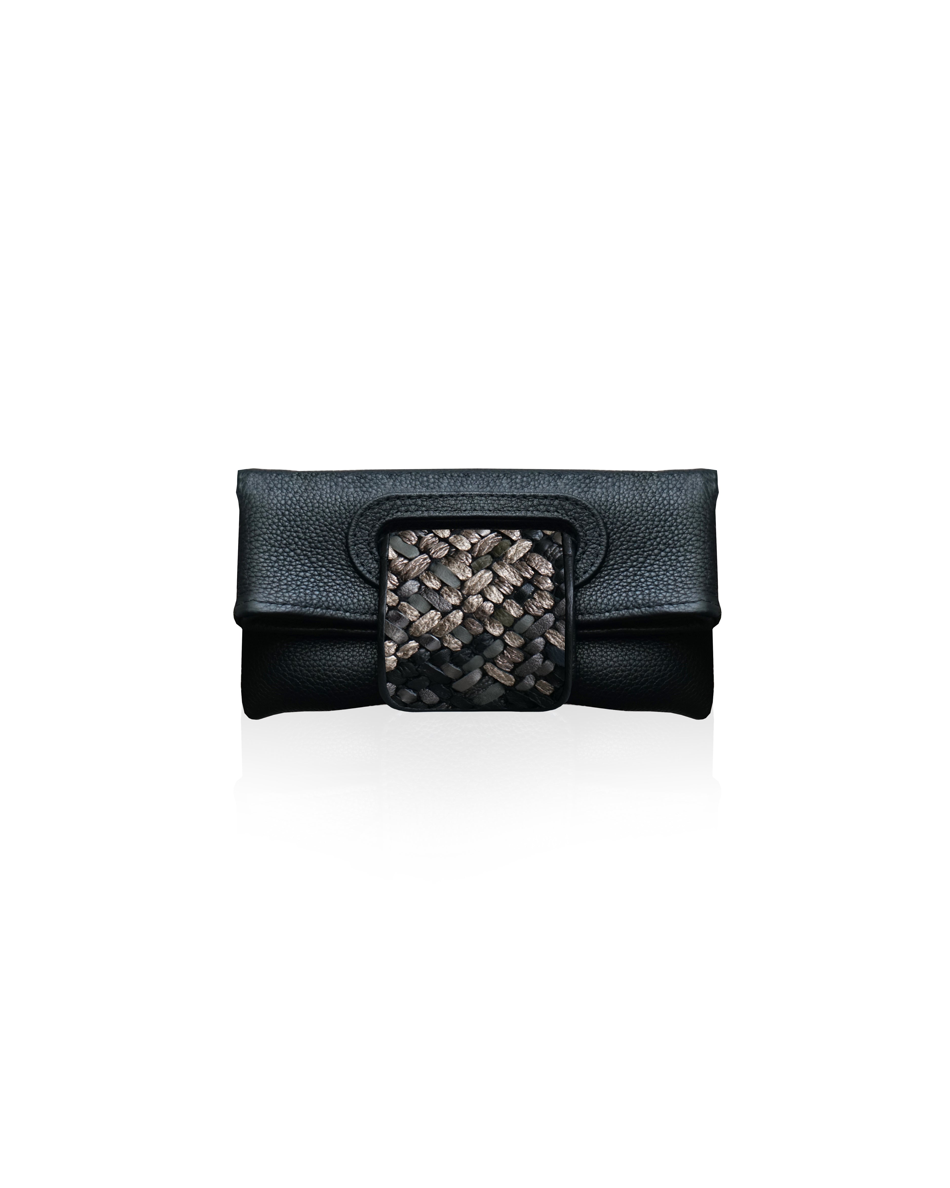 Phone Case with Handwoven Accent