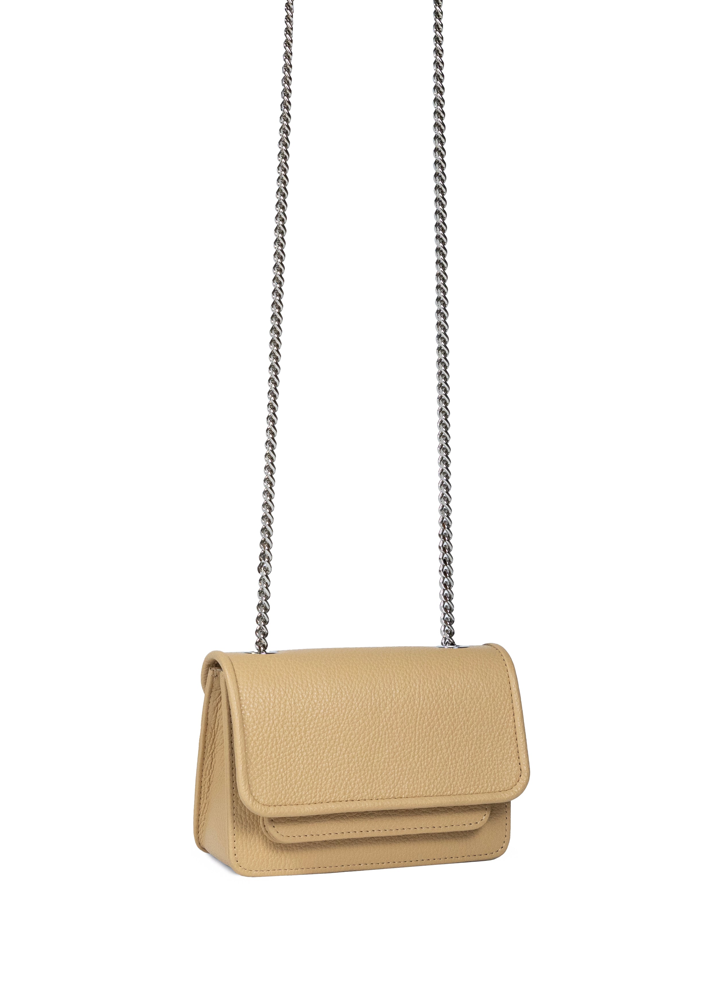 Mini Bag Beige with Chain
