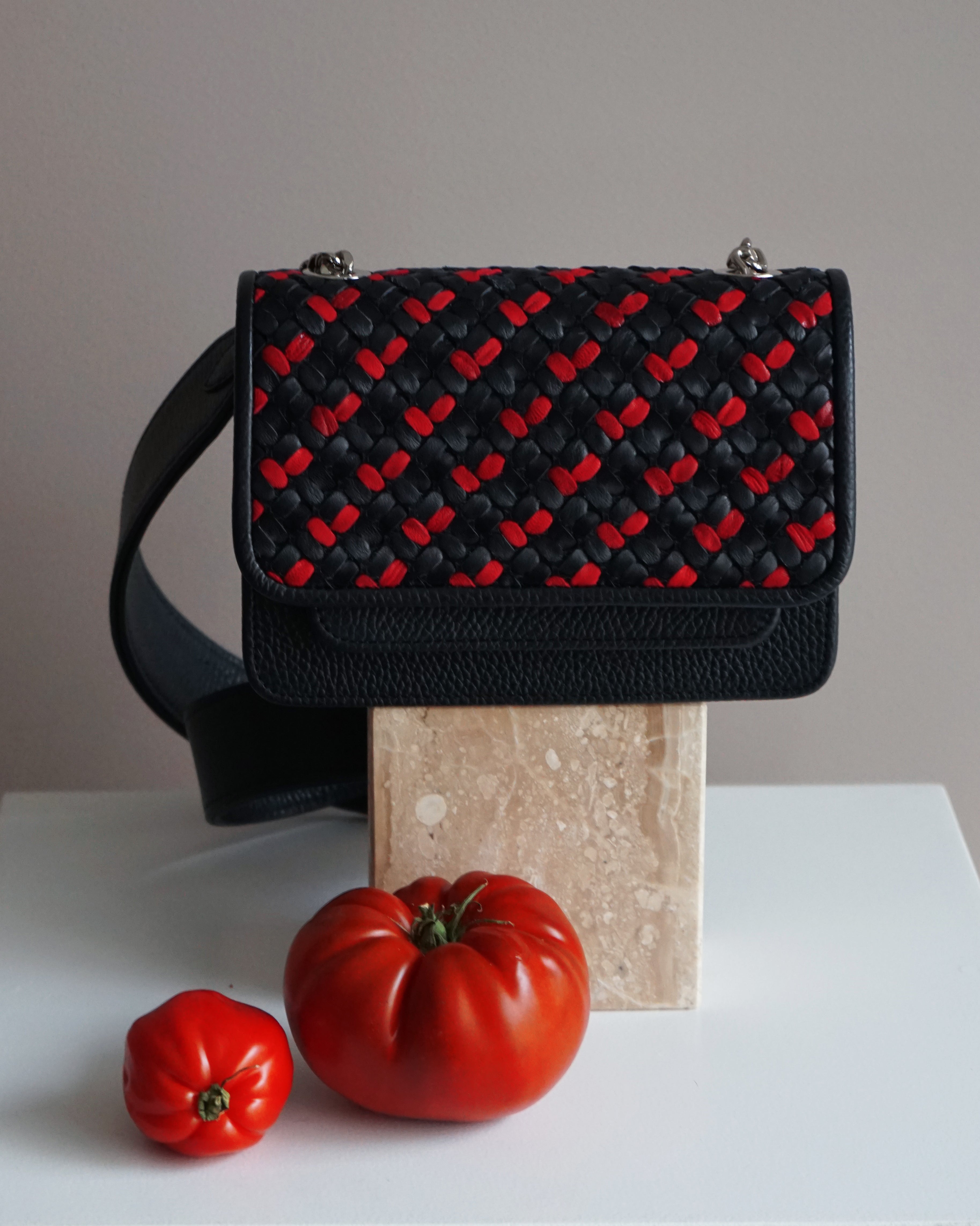 Mini Bag 'Love' with Leather Handle