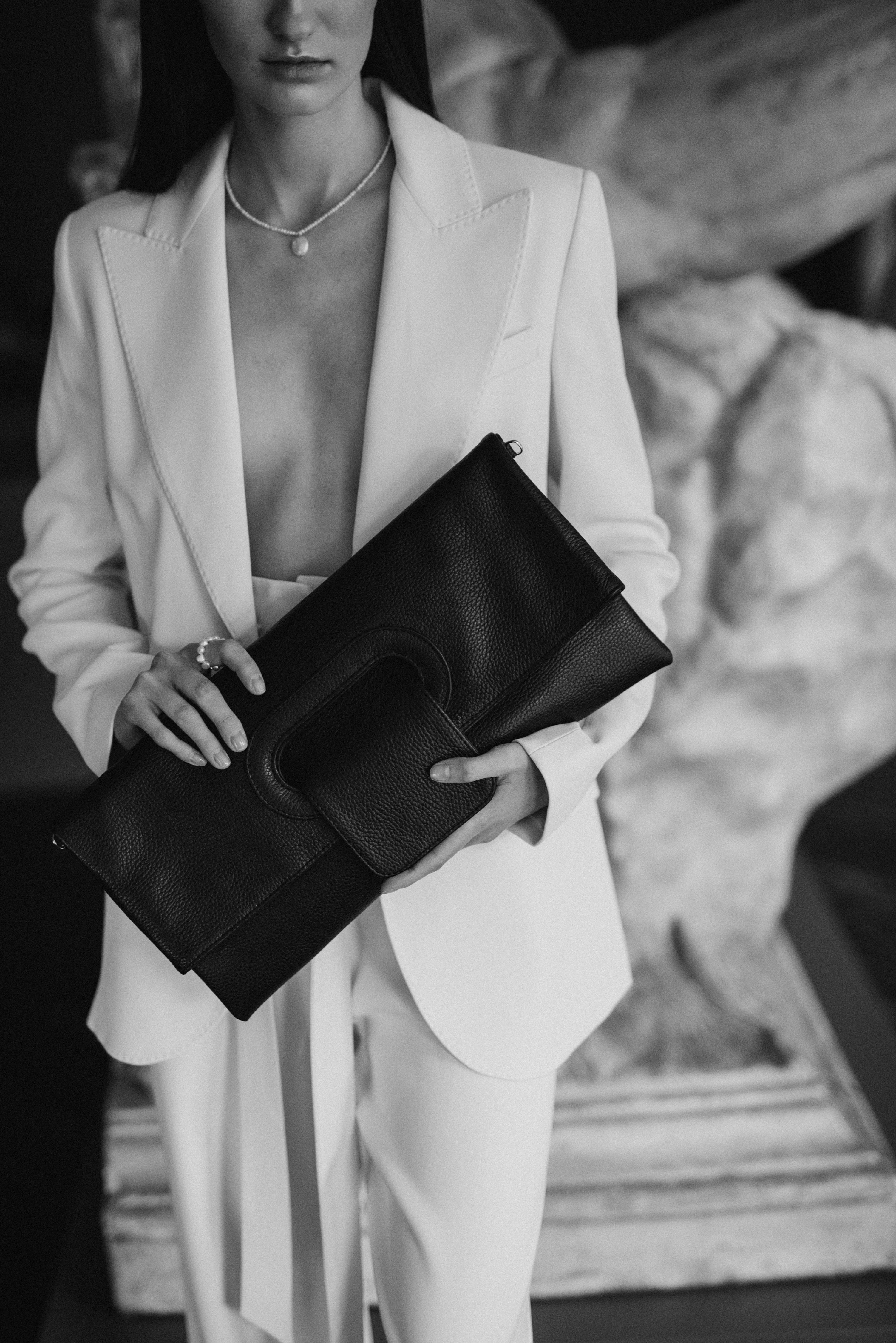 Black Pillow Bag