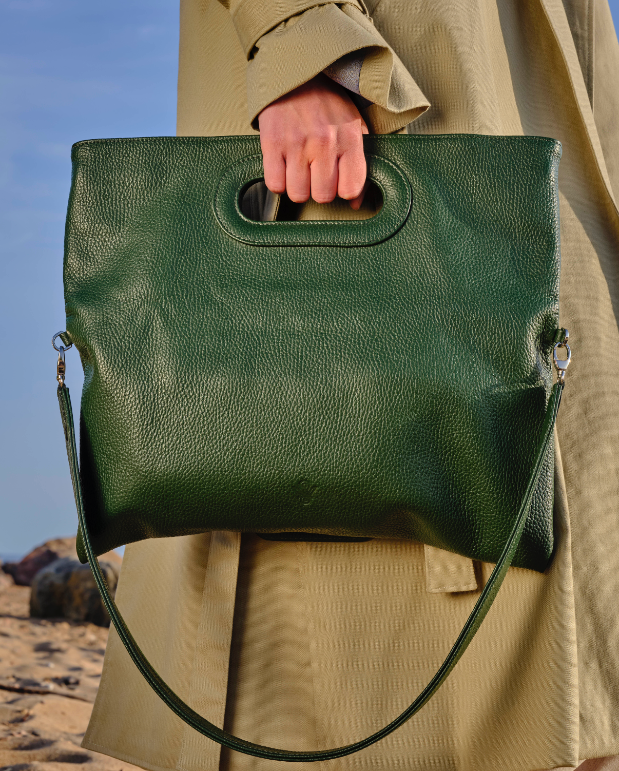 Moss Green Pillow Bag