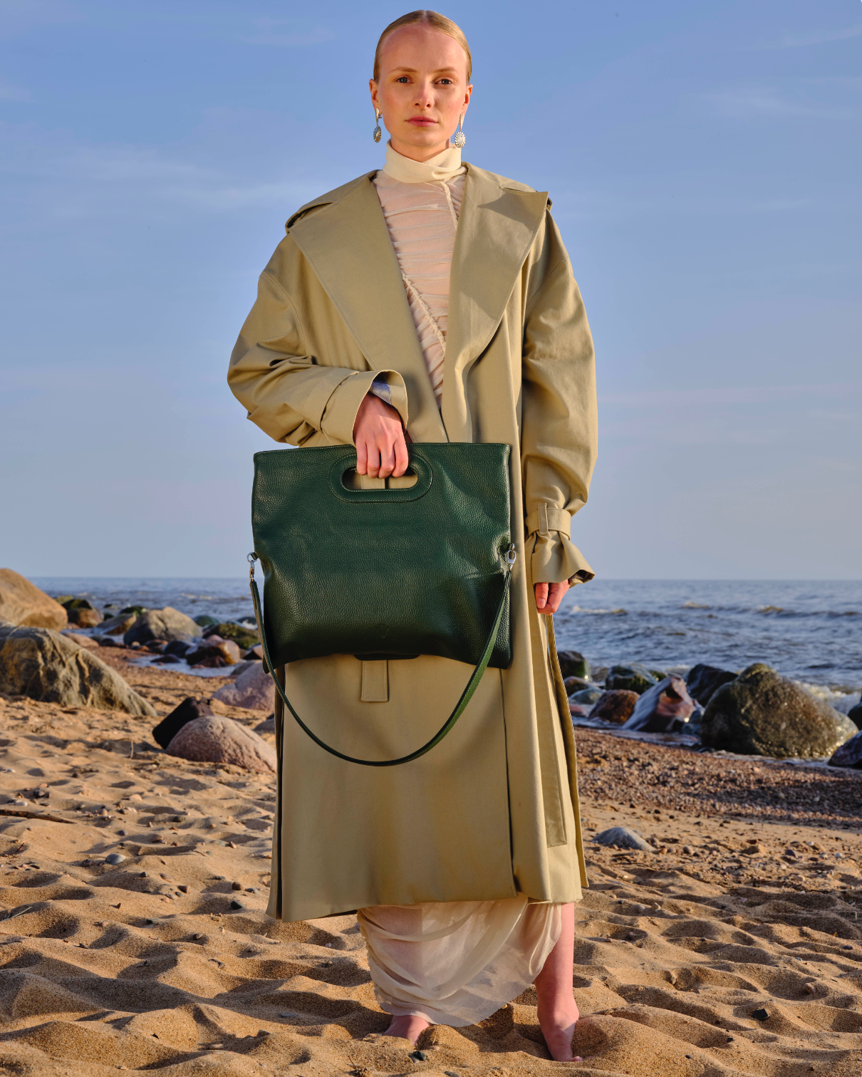 Moss Green Pillow Bag