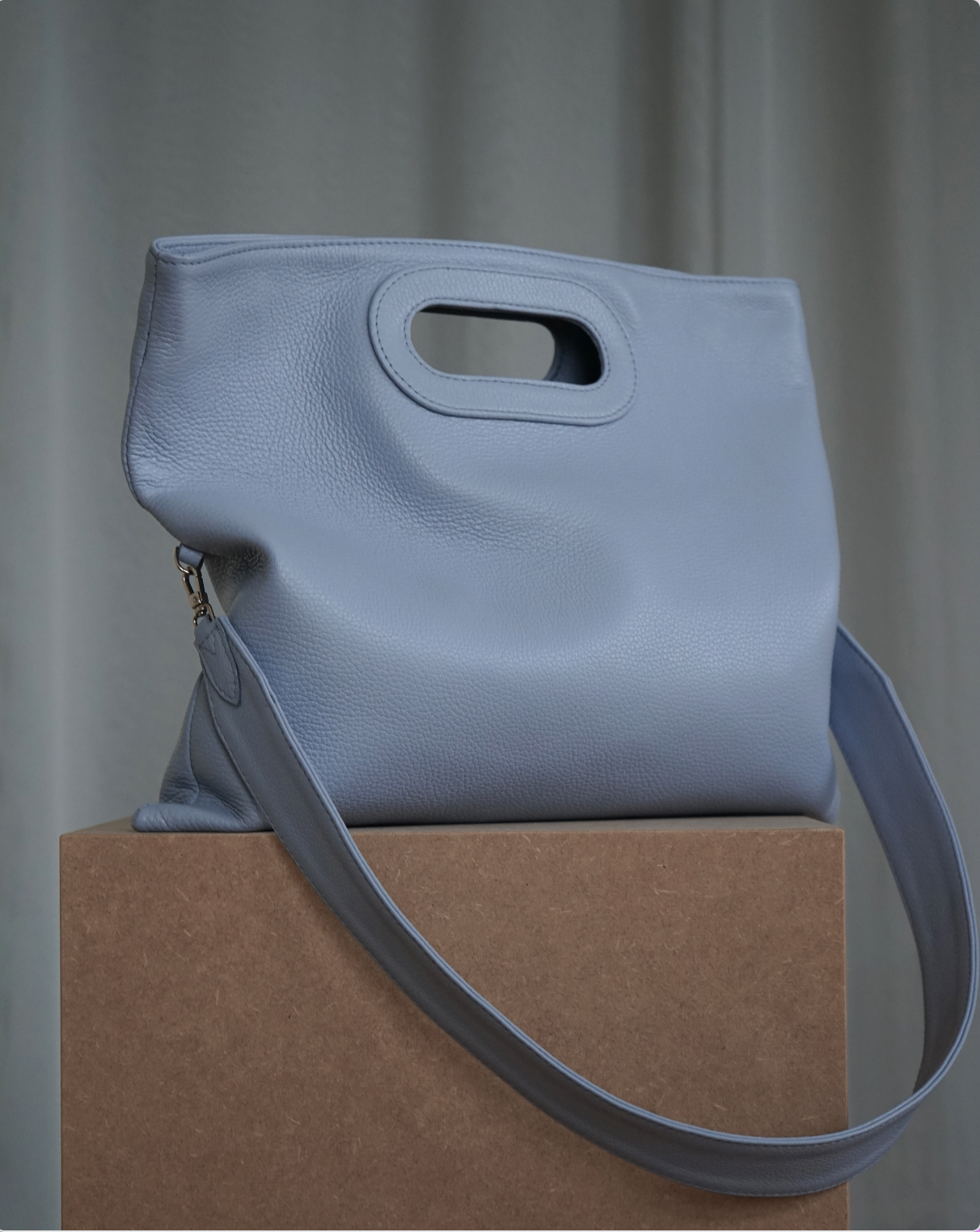 Light Blue Pillow Bag