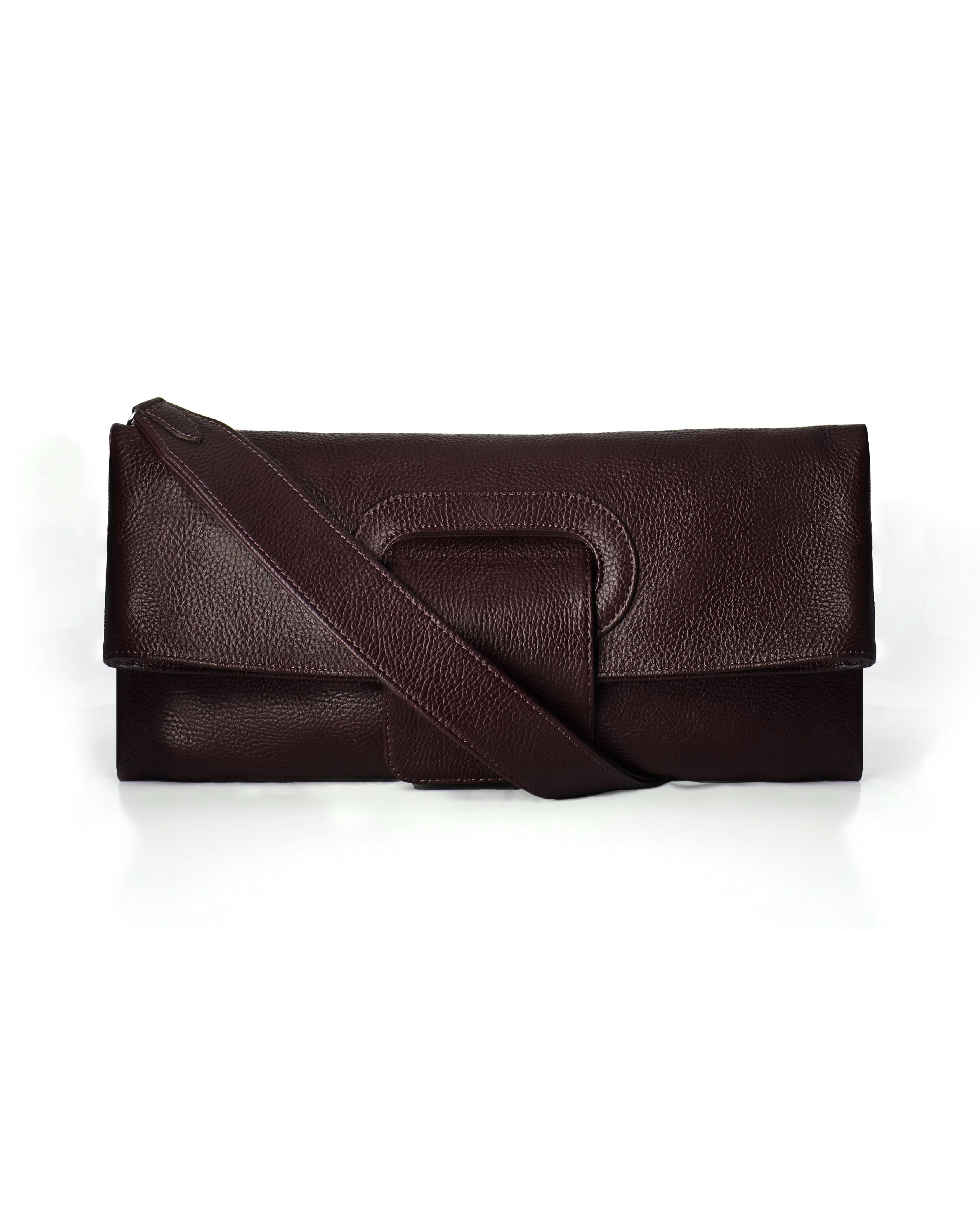 Chocolate Brown Pillow Bag