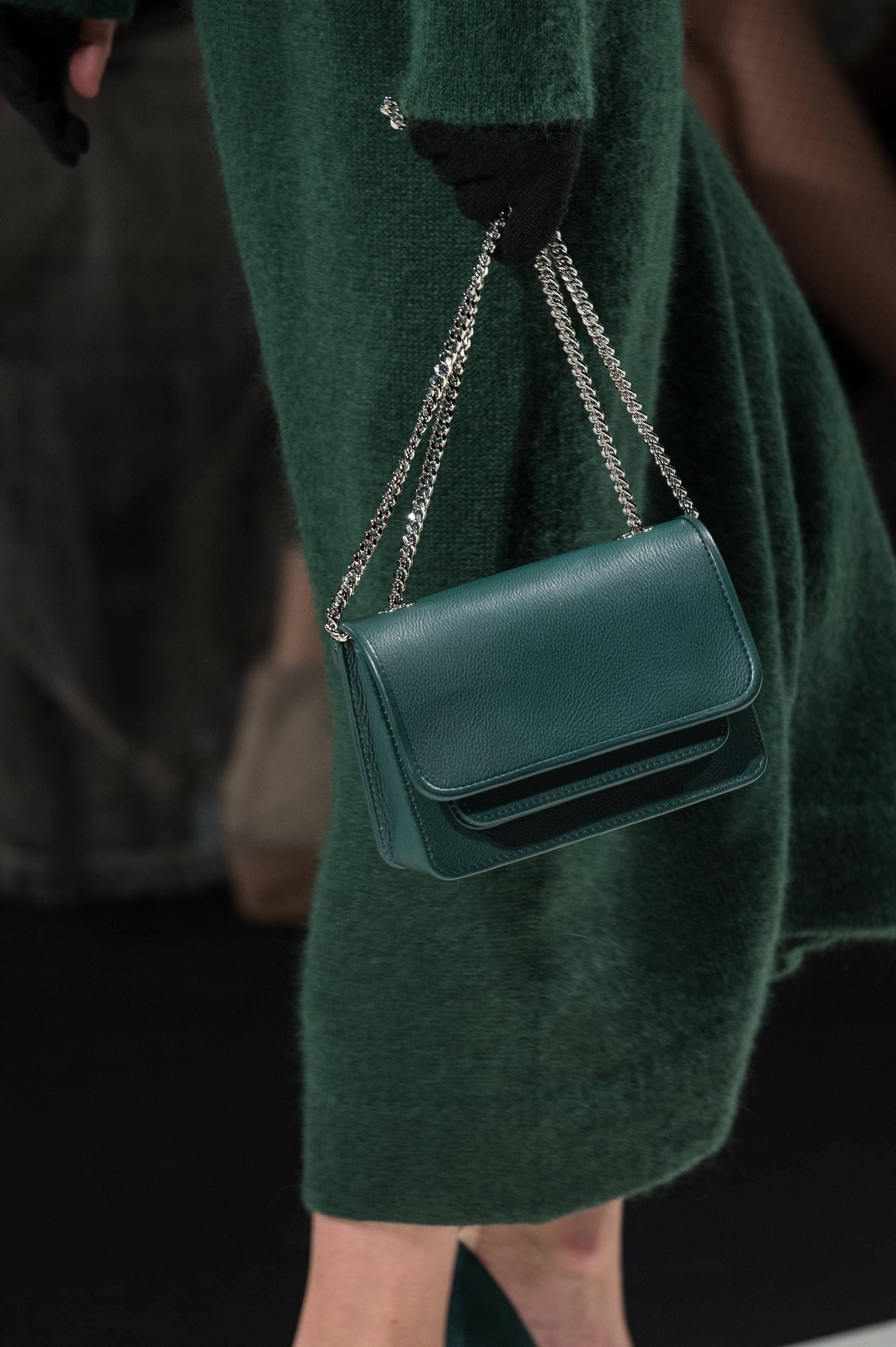 Mini Bag Moss Green with Chain