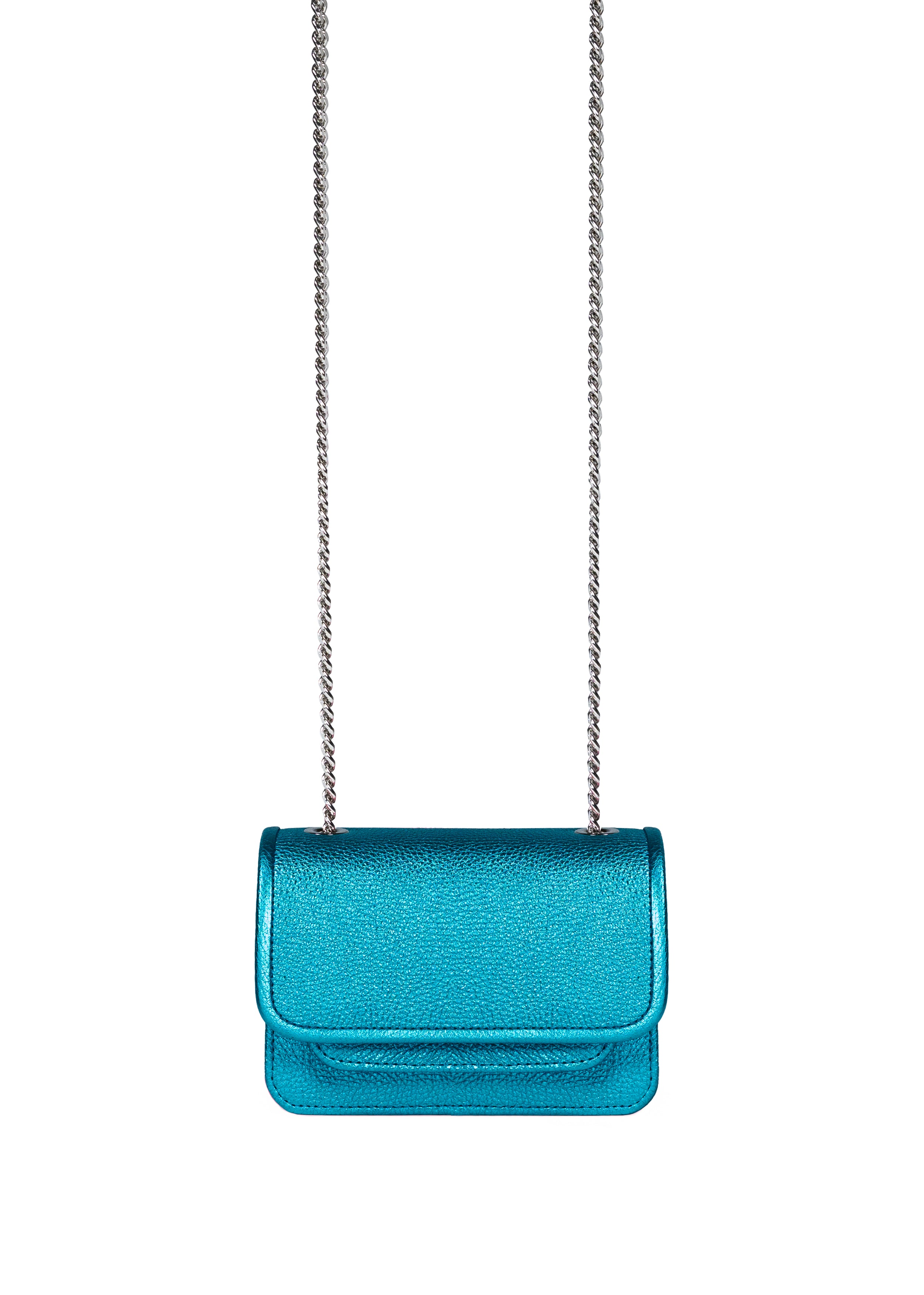 Mini Bag Cosmic Teal with Chain