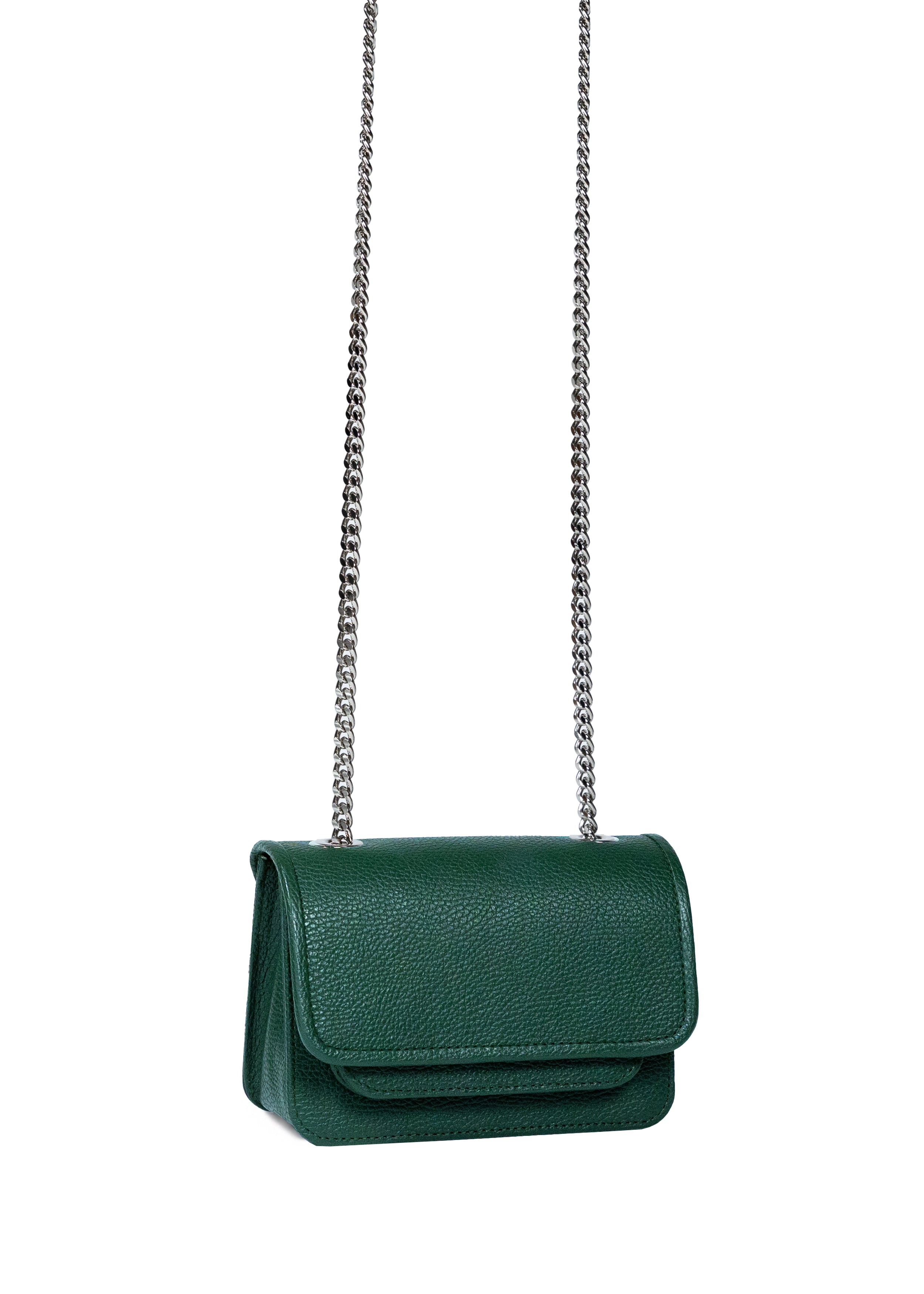 Mini Bag Moss Green with Chain