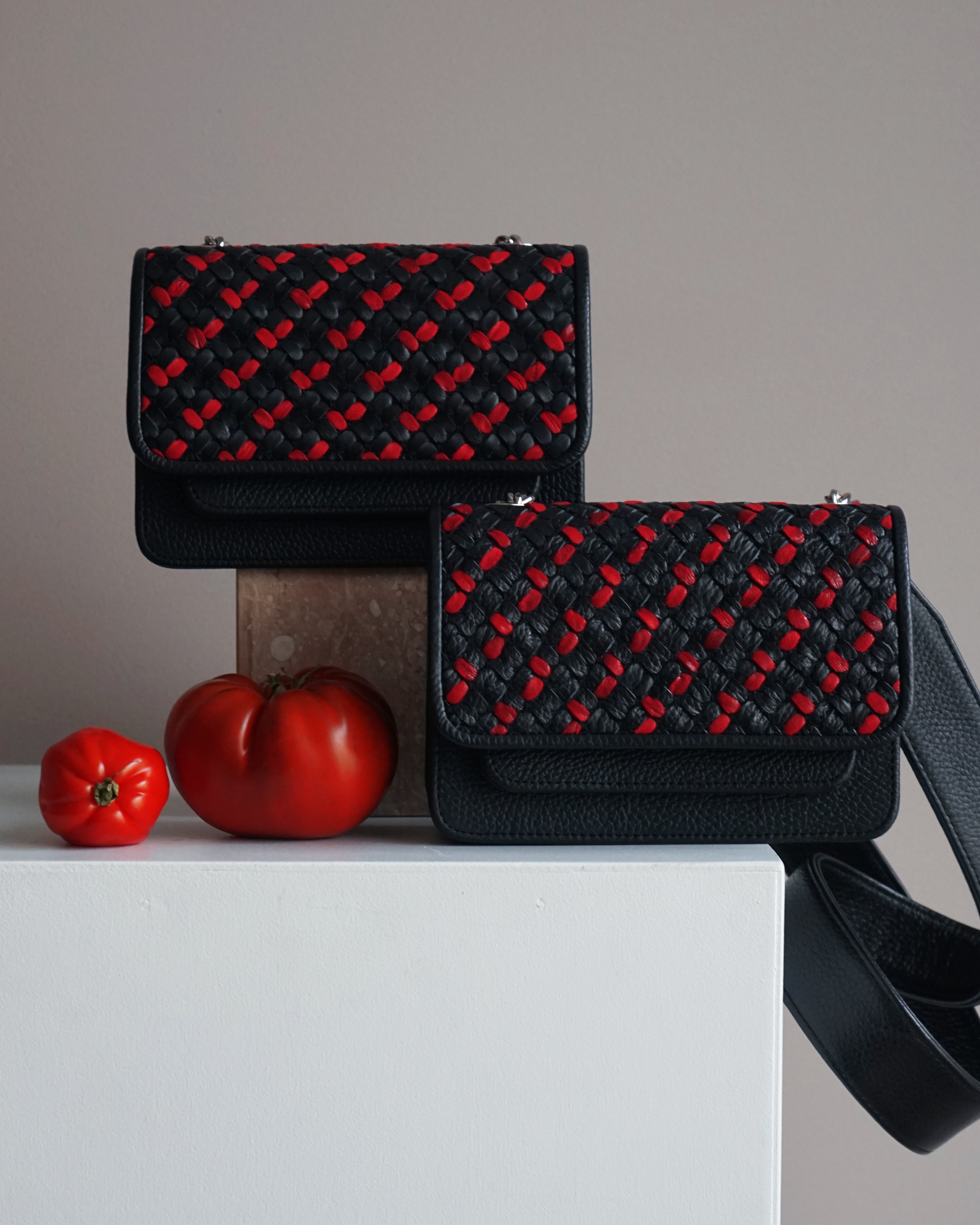 Mini Bag 'Love' with Leather Handle